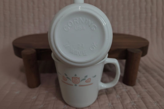 Vintage Corning corelle dutch lattice mugs, set of 3