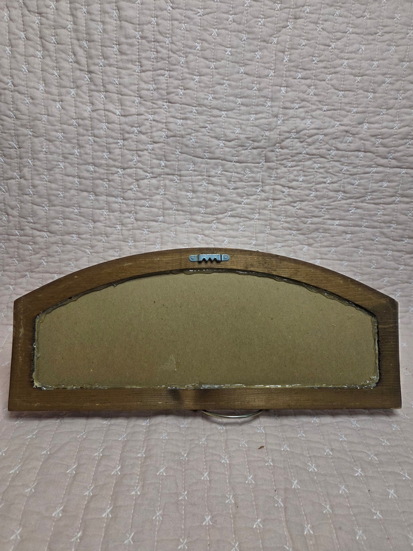 Wooden Embroidered "Country" Sign